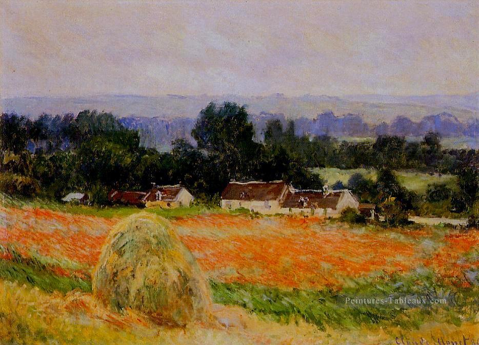 Haystack à Giverny Claude Monet Peintures à l'huile